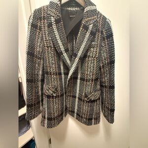 Elie tahari MSRP $325 chic oversized blazer- office wear, work style size S